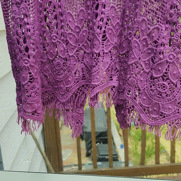 Crochet cotton tank/vest rezrekshn by Esther Chen size medium - Picture 4 of 9